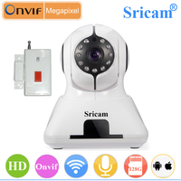 Sricam SP006 P2P HD 720P IR Detection Two Way Audio Alarm Promotion Security Indoor IP Camera with SD Card Slot