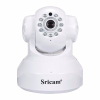 Sricam SP005 P2P HD 720P Pan Tilt Wireless IR-CUT Night Vision Wifi IP Camera.Support Two Way Audio and Micro SD Card