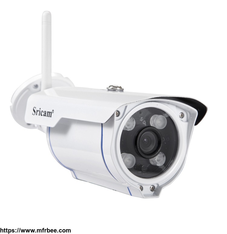 sricam_sp007_wireless_wifi_outdoor_waterproof_alarm_promotion_ir_cut_night_vision_bullet_ip_camera_with_sd_card_slot