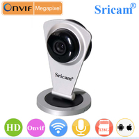 Sricam SP009C HD 720P 1.0 Megapixel IR-CUT Night Vision Alarm Promotion Surveillance IP Camera with 3.6mm Lens