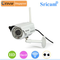 Sricam SP014 CMOS P2P Outdoor Remote Control Waterproof Wireless Wifi Bullet Security IP Camera with IR-CUT tech