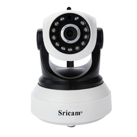 Sricam SP017 HD 720P H.264 Two Way Audio Wireless Wifi Pan Tilt Indoor Surveillance IP Camera with Onvif Protocal