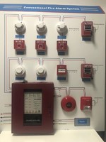 4 Zones conventional fire alarm control panel for fire alarm system