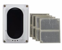 100m Linear Infrared Beam Smoke Detector  Smart Reflective Optical Beam Smoke Detector with Reflector