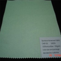 CM0100 Green Microfiber Nonwoven Fabric