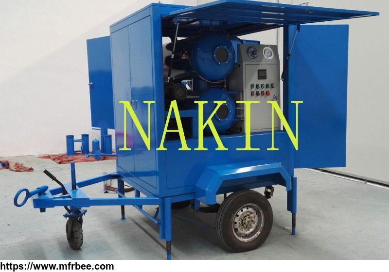 zym_mobile_type_vacuum_insulating_oil_purifier