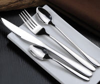 more images of Stainless Steel Fork Spoon Flatware Set, Meals Dinner Fork Spoon Set wholesale