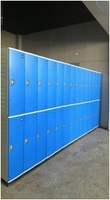 JS38-2 ABS engineering plastic factory staff locker