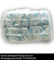 more images of B grade baby diapers in bales