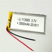 3.7v 1000mah 553562 li polymer lithium battery