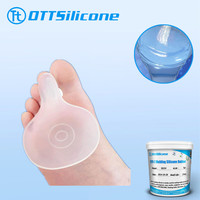 Translucent silicone rubber for shoe insole