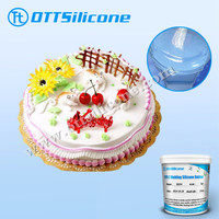 Platinum cured silicone rubber for cake molding making
