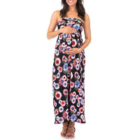 Maternity Maxi Dresses | Tube Maternity Maxi Dress with Pockets