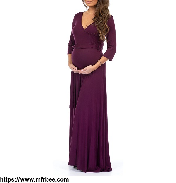 women_s_faux_wrap_maternity_dress_with_adjustable_belt_mother_bee_maternity