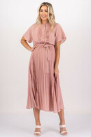 Pleated Maternity Dress | Mother Bee Maternity