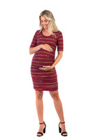 more images of Side Ruched Maternity Dress | Mother Bee Maternity