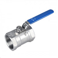 China hot sale customized Stainless steel precision casting threaded 1PC Ball Valve manufacture