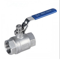 more images of China Stainless steel precision casting threaded 2PC Ball Valve supplier