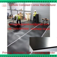 2mm 3mm corflute temproary floor protection sheet