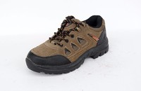 Long use suede leather mens low cut safety shoes Plastic toe cap safety shoes for women WXLC-P003