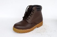 Safety Shoes rubber sole,leather work safety boots