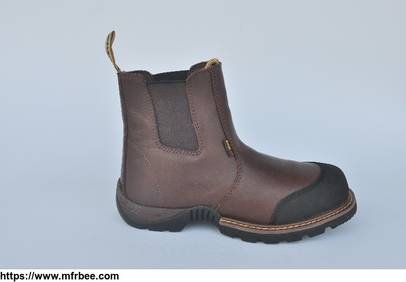 rubber_cement_sole_safety_type_australia_style_slip_on_work_boots_without_lace