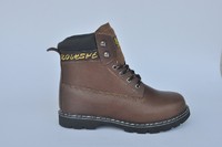 COW leather working shoes rubber sole CE EN 20345 safety footwear shoes