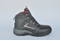 more images of Black Full Grain Leather Safety Shoes With Steel Toe WXRB-034