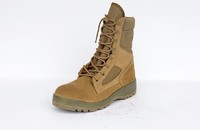 more images of suede cow leather army tactical military desert boots