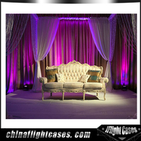 Custom color backdrop curtains for wedding and events