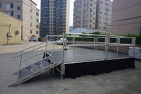 more images of RK Mobile concert stage / modular DJ working stage for bar