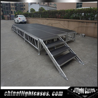 more images of RK Heavy duty plywood modular outdoor concert stage for sale