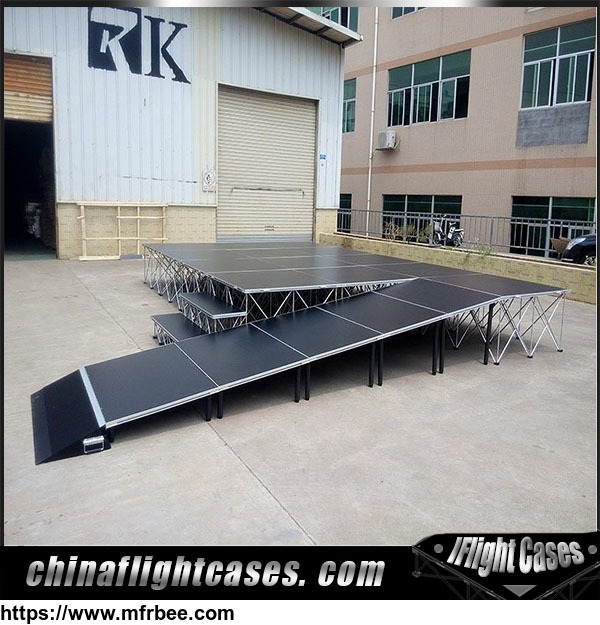 rk_hot_sale_cheap_movable_aluminum_folding_stage_for_outdoor_indoor_stage