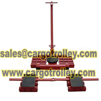 Load moving trolleys applied on moving and handling works