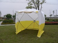 Outdoor winter party or exhibition tent