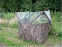 Outdoor canvas hunting hide tent