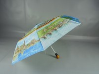 more images of 21"*8K190T Pongee Full Printing Umbrella