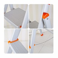 more images of HJF GW-3304 steps Aluminum Ladder With Tool Table Folding Ladder