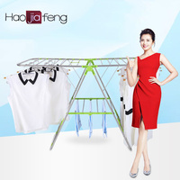 more images of Butterfly style stainless steel clothes drying rack folding clothing drying rack