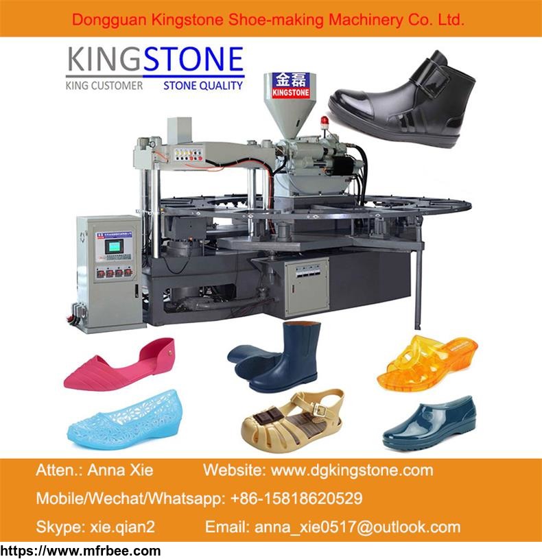 kingstone_rotary_jelly_shoes_injection_moulding_machine