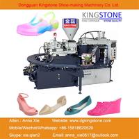 Kingstone Rotary Plastic Crystal Shoes Injection Moulding Machine