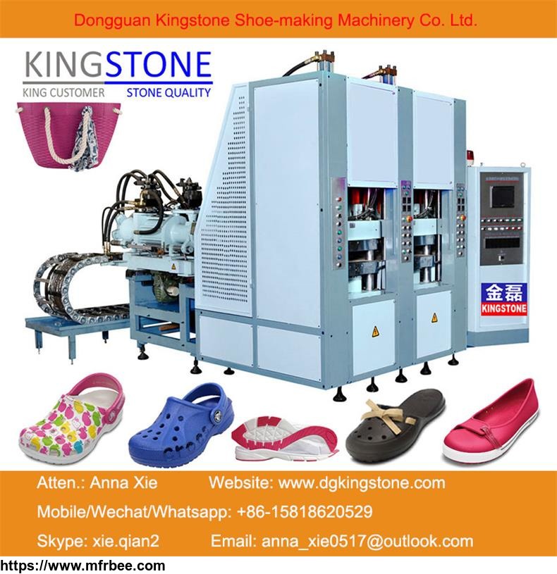 kingstone_automatic_eva_foaming_slipper_injection_moulding_machine