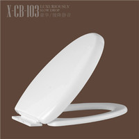 Bathroom product toilet seat cover with soft close and quick release CB103
