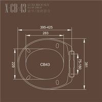 more images of Thin design toilet seat cover toilet lid covers CB43