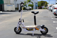 more images of Captain Racing Street Edition Gold 2000w 60v Electric Scooter (White)