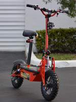 more images of HYPER-RACING 1800w 48v Electric Scooter 10" Off Road Wheels (Red)