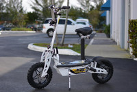 more images of HYPER-RACING 1600w 48v Electric Scooter 10" Wheels Off Road Tires (White)