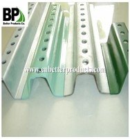 Metal heavy-duty U-channel fence post for export