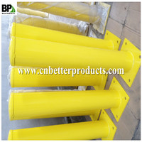 steel bollard painted yellow for sale with better quality