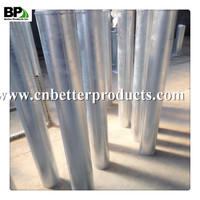 china hot sale fixed ground steel bollard for sale